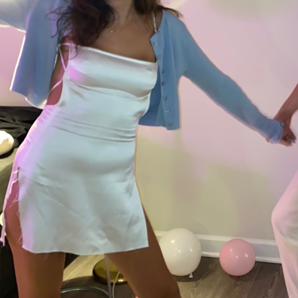 Are You Am I Silk Dress